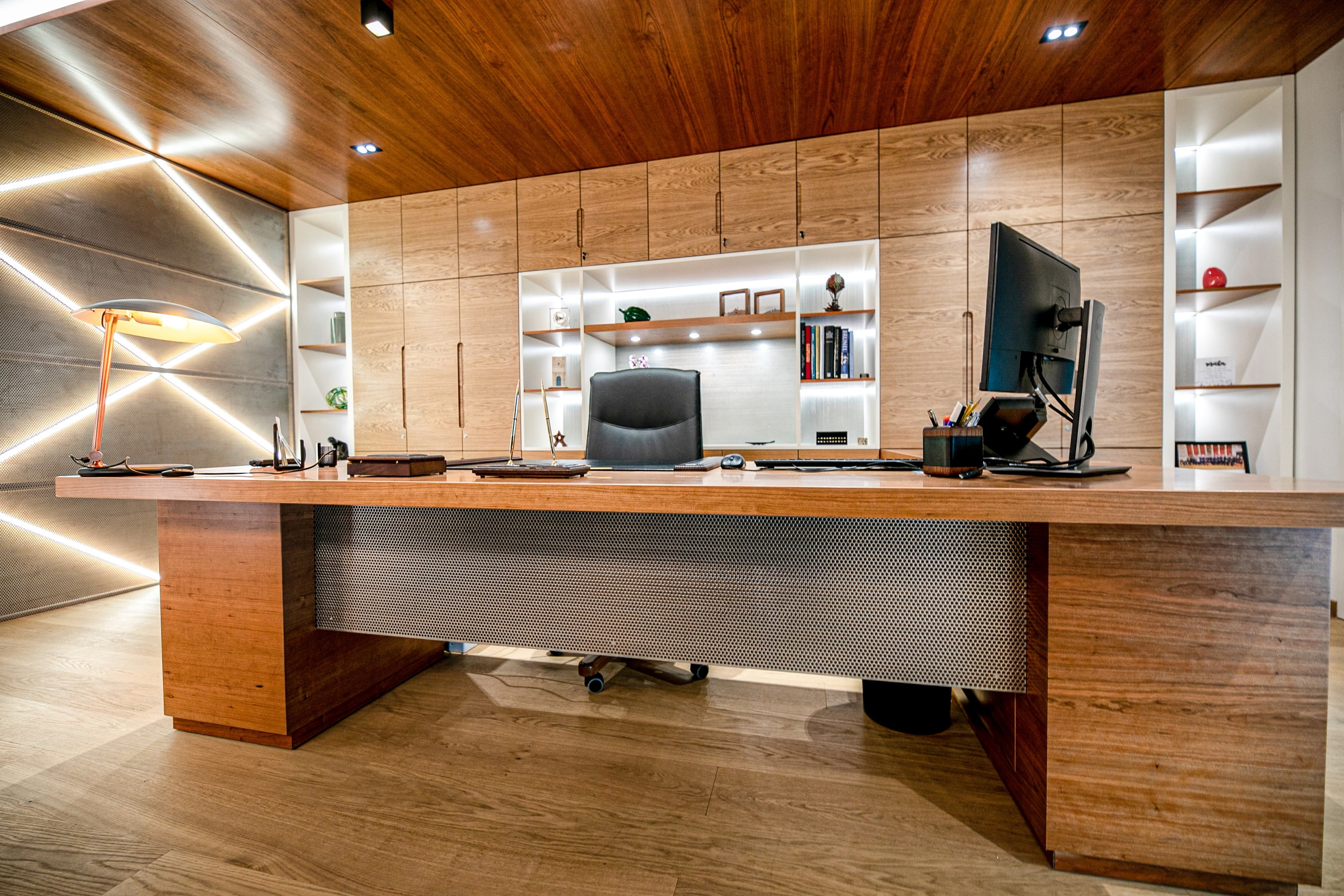 Bespoke timber office built with precision