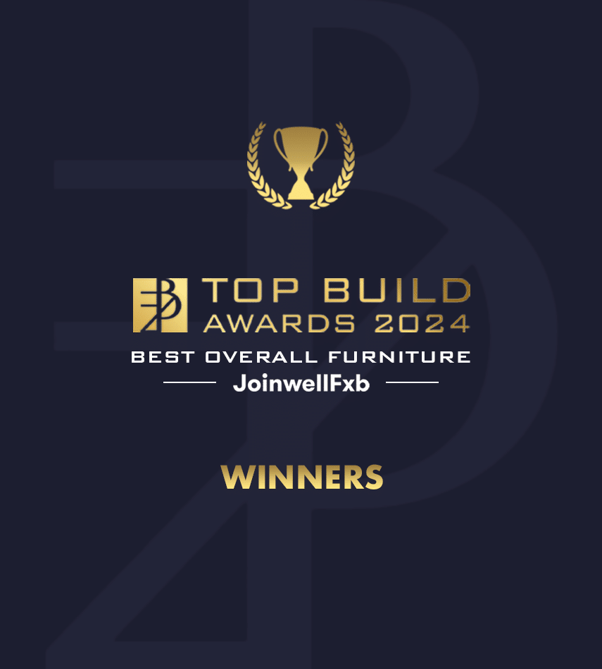 JoinwellFxb secured the Best Overall Furniture Award at the 2024 Top Build Awards, reaffirming its leadership in the industry.